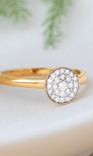 Bague Ma Constellation bicolore – or blanc et or jaune 18 carats : bijoux Edenly Accessoires mariage The Wedding Explorer