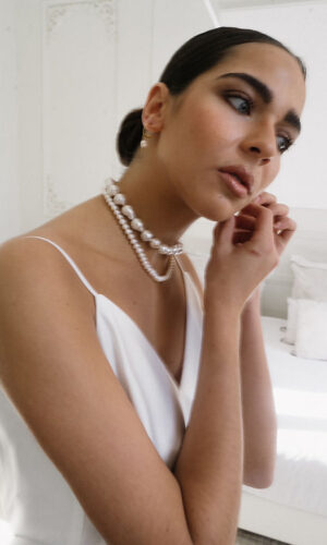 Collier perlé de mariée Elizabeth Accessoires mariage The Wedding Explorer Collier perlé de mariée Elizabeth Accessoires mariage The Wedding Explorer