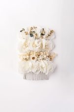 Peigne de mariée fleurs stalisées Peignes & Broches mariage The Wedding Explorer