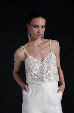 Top brodé de mariée EMA Tenues pour la mariée moderne The Wedding Explorer