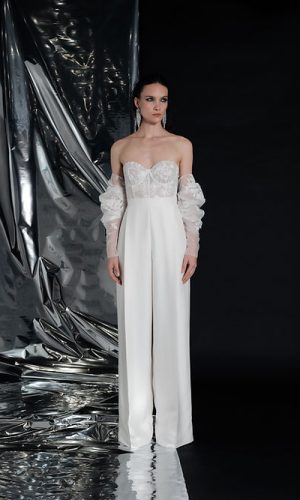 Combinaison bustier de mariée UMA Combinaisons mariage The Wedding Explorer