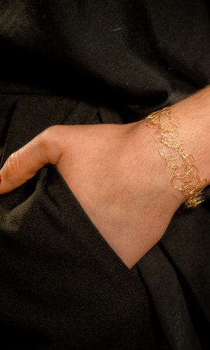 Bracelet Lumi or jaune Accessoires mariage The Wedding Explorer