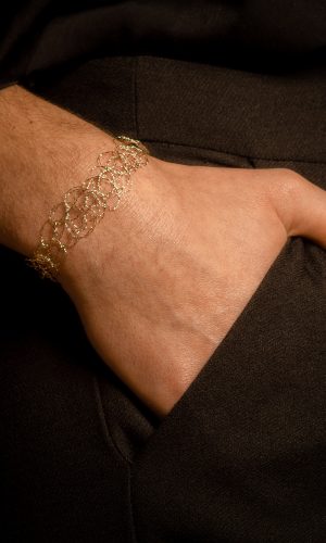 Bracelet Lumi or champagne Accessoires mariage The Wedding Explorer