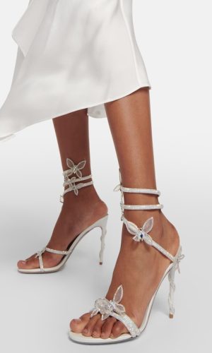 Sandales de mariée Butterflies à ornements Chaussures mariage The Wedding Explorer