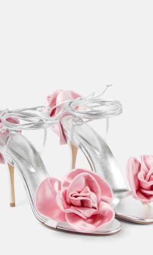 Sandales en cuir à fleurs Chaussures mariage The Wedding Explorer