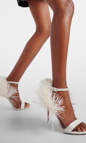 Sandales de mariée Loubigirl 100 en cuir Chaussures mariage The Wedding Explorer