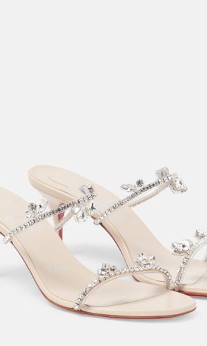 Mules Just Queen 70 en cuir à ornements Ballerines & Mules mariage The Wedding Explorer