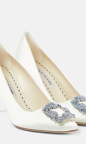 Escarpins de mariée Hangisi 90 en satin Chaussures mariage The Wedding Explorer