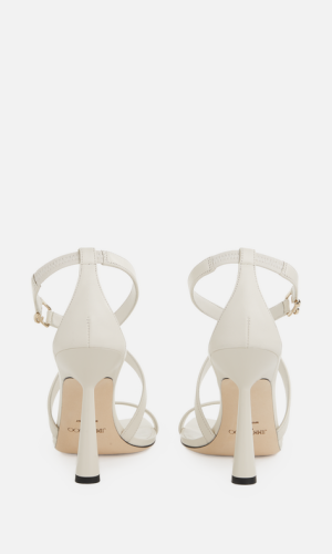 Sandales à talon Jessica | Blanc Chaussures mariage The Wedding Explorer