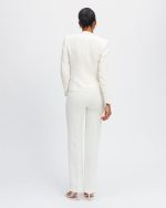 Pantalon tailleur Berlin – Blanc Tailleurs de mariage The Wedding Explorer