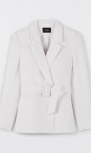 Veste tailleur Olbia – Blanche Tailleurs de mariage The Wedding Explorer