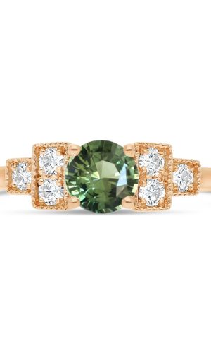 Bague Louxor Saphir Vert Accessoires mariage The Wedding Explorer