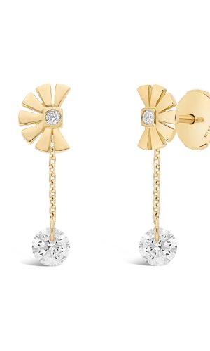 Boucles d’Oreilles Nesf Daera Or 18 cts et Pendants Diamants Accessoires mariage The Wedding Explorer