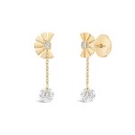Boucles d’Oreilles Nesf Daera Or 18 cts et Pendants Tourmalines Roses Accessoires mariage The Wedding Explorer