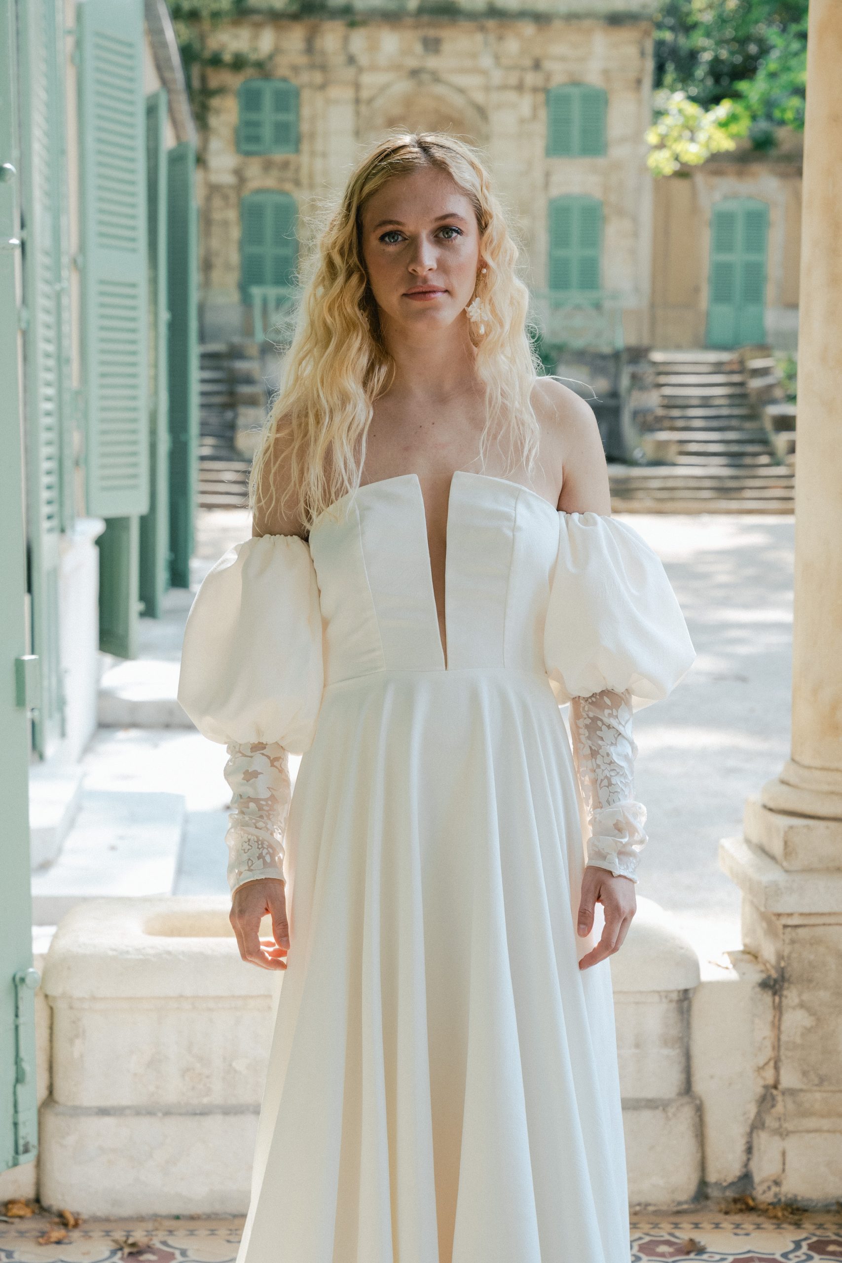 Manches bouffantes et gants de mariée FLORE Accessoires mariage The Wedding Explorer