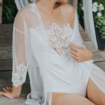 PERLE – KIMONO DENTELLE MARIÉE Kimonos & peignoirs mariage The Wedding Explorer