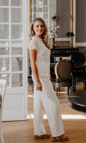 JADE – HAUT DENTELLE – MARIAGE Tenues pour la mariée moderne The Wedding Explorer