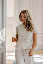 JULIE – HAUT DENTELLE DOS NU – MARIAGE Tenues pour la mariée moderne The Wedding Explorer