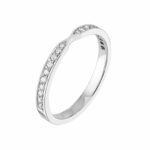 Alliance Or blanc 750 ‰ Diamant Lady Jonc Pavée Accessoires mariage The Wedding Explorer