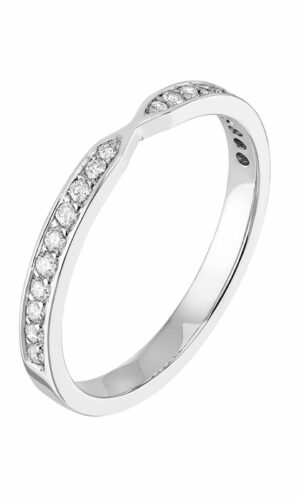 Alliance Or blanc 750 ‰ Diamant Lady Jonc Pavée Accessoires mariage The Wedding Explorer