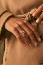 Bague Or rose 750 ‰ Diamant Art Déco Solo Accessoires mariage The Wedding Explorer