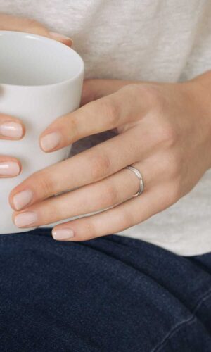 Alliance Or blanc 750 ‰ Diamant Lady Jonc Pavée Accessoires mariage The Wedding Explorer