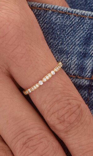 Bague Or jaune 750 ‰ Diamant MET M Accessoires mariage The Wedding Explorer Bague Or jaune 750 ‰ Diamant MET M Accessoires mariage The Wedding Explorer