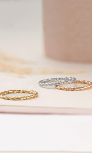 Bague Or rose 750 ‰ Capucine Accessoires mariage The Wedding Explorer