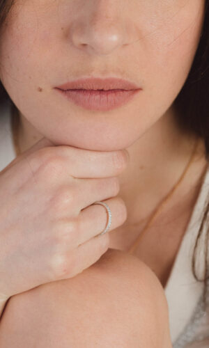 Alliance Or blanc 750 ‰ Diamant Faubourg Accessoires mariage The Wedding Explorer