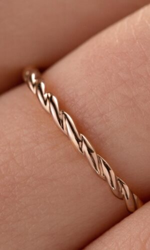 Bague Or rose 750 ‰ Capucine Accessoires mariage The Wedding Explorer