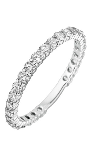 Alliance Or blanc 750 ‰ Diamant Pénélope Accessoires mariage The Wedding Explorer