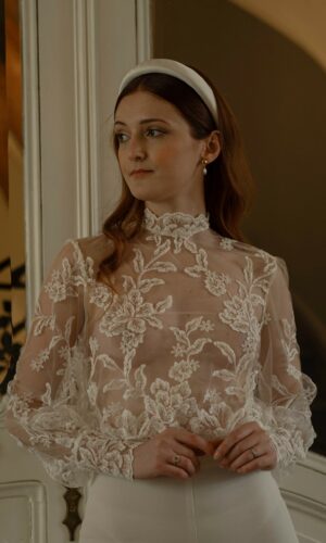 Top de mariée Leto Tenues pour la mariée moderne The Wedding Explorer