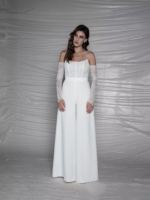 Combinaison de mariée bustier TEA Tenues pour la mariée moderne The Wedding Explorer