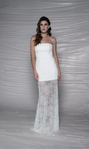 Robe de mariée bustier JAN Robes de mariée courtes The Wedding Explorer Robe de mariée bustier JAN Robes de mariée courtes The Wedding Explorer