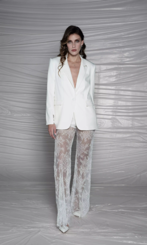 Pantalon en dentelle de mariée JAX Tenues pour la mariée moderne The Wedding Explorer Pantalon en dentelle de mariée JAX Tenues pour la mariée moderne The Wedding Explorer