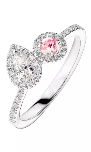 Bague Platine Tourmaline et diamants AlterEgo Poire Accessoires mariage The Wedding Explorer