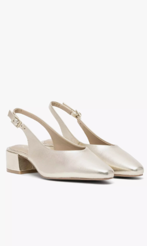 ESCARPIN SLING BACK SOLICE PLATINE Tenues Invitées Mariage The Wedding Explorer