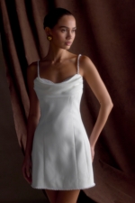 Liliane Suiting Mini Dress – Ivory Robes de mariée The Wedding Explorer