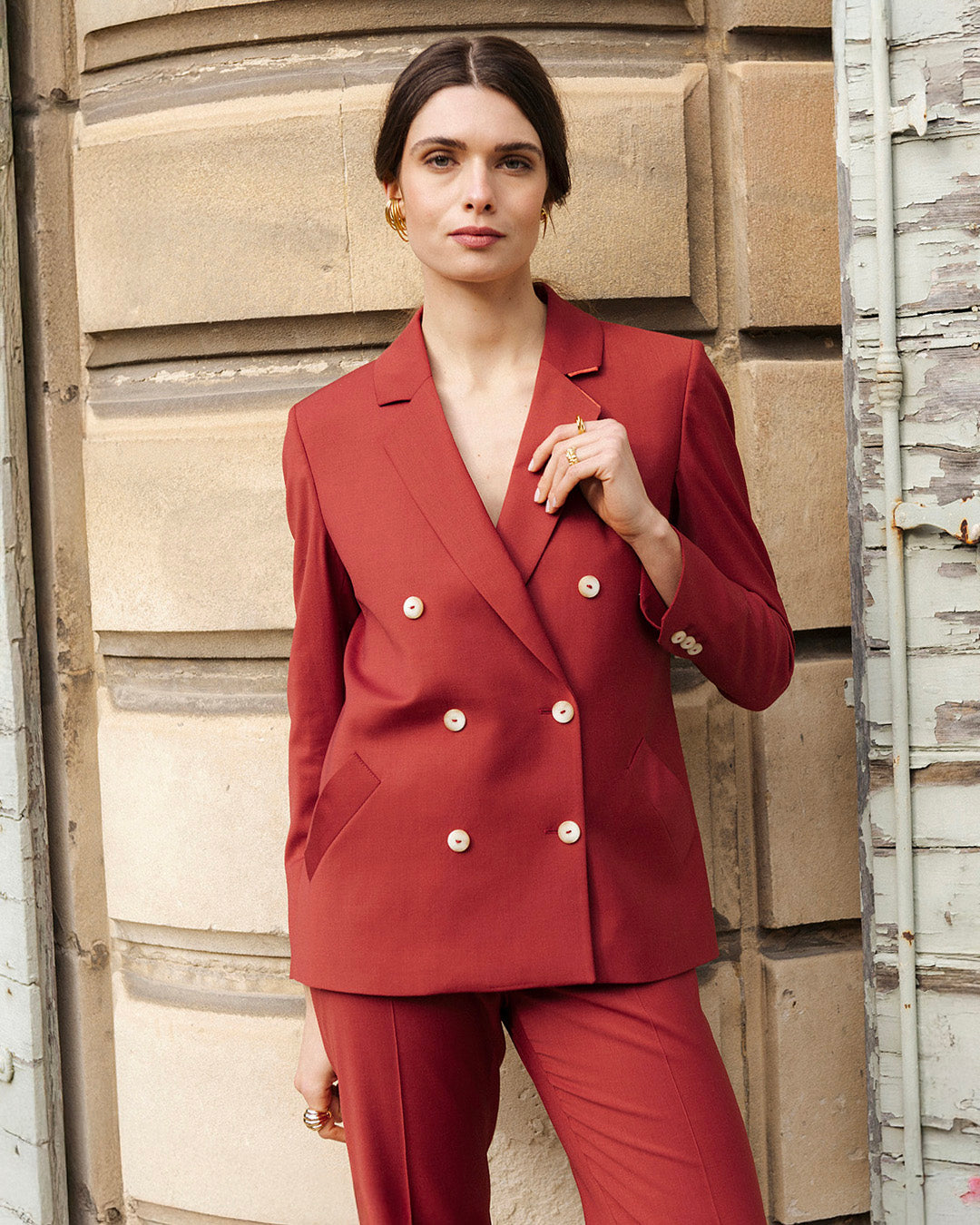 Robe Tailleur Pantalon Femme Mariage InvitÃ©e Rose InvitÃ©e