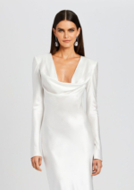 Anna Cowl Evening Dress Robes de mariée The Wedding Explorer