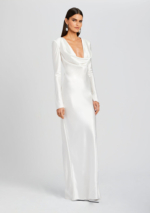 Anna Cowl Evening Dress Robes de mariée The Wedding Explorer