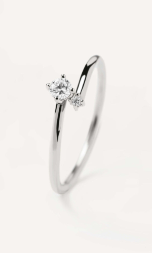 Bague en Diamants et en Or Blanc Duo Accessoires mariage The Wedding Explorer