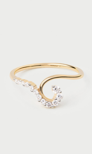 Bague en or et diamants Gaia Accessoires mariage The Wedding Explorer