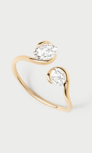 Bague en or et diamants Lea Accessoires mariage The Wedding Explorer