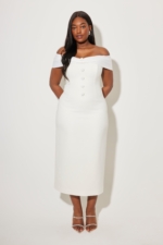 Bow Midi Dress Robes de mariée courtes The Wedding Explorer