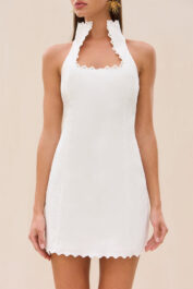 CAREY DRESS – OFF WHITE Robes de mariée courtes The Wedding Explorer