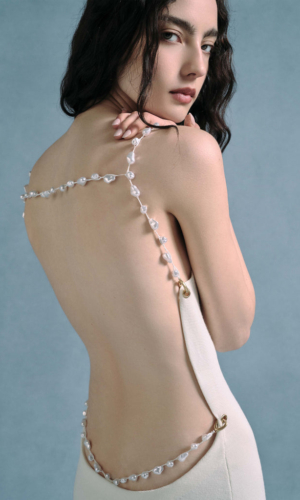 CASSI KNIT DRESS – OFF WHITE Robes de mariée The Wedding Explorer