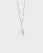 Collier solitaire en or blanc et diamants Rio Accessoires mariage The Wedding Explorer