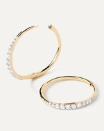 Créoles En Or Et Diamants Estella Accessoires mariage The Wedding Explorer