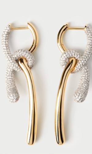 Créoles Pavé Twist Accessoires mariage The Wedding Explorer